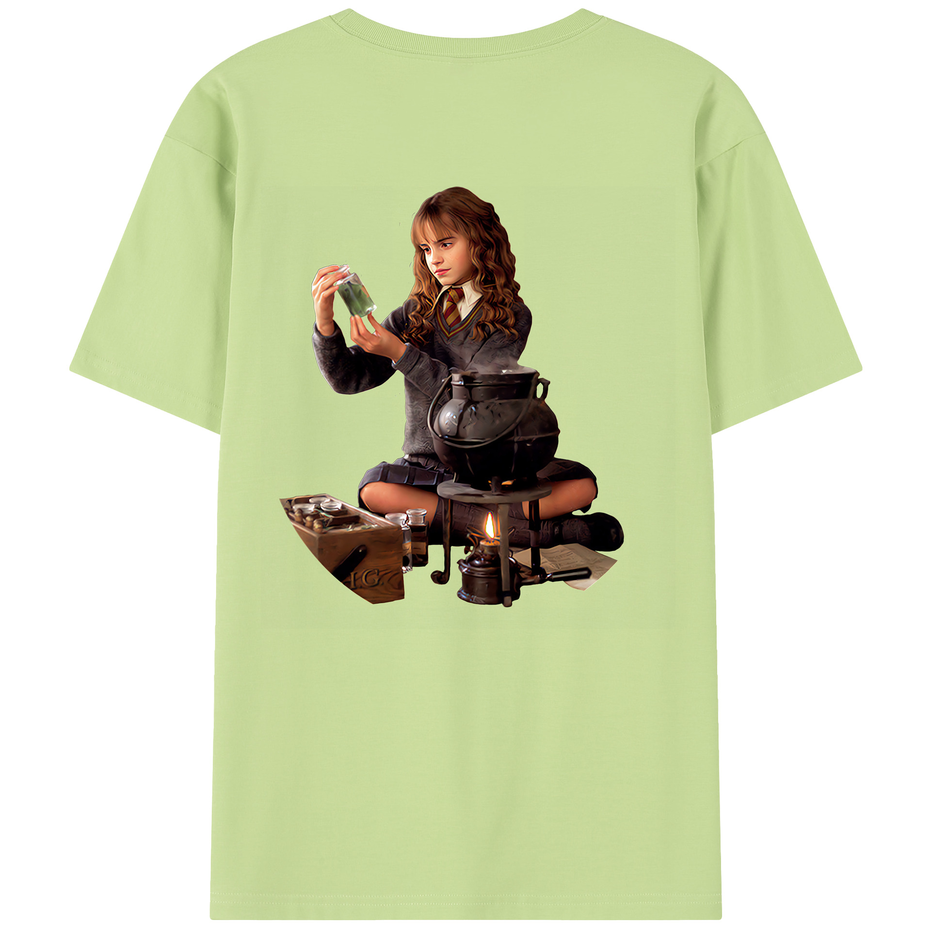 （画像用） Harry Potter ハリー・ポッターシリーズ 綿100％半袖Tシャツ（背面プリント）